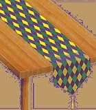 Beistle - 50558 - Printed Mardi Gras Table Runner- Pack of 12