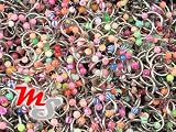 1000 Wholesale LOT 14g Circular Barbell Body Jewelry