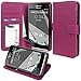 BLU Studio 5.0 C HD D534u Case, Abacus24-7 BLU Studio 5.0C HD Wallet Case with Flip Cover, Stand and Pockets for ID, Credit Cards - Purple BLU Studio 5.0 C HD D534u Flip Case