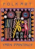 Pomegranate Folk Art Yarn Paintings Standard Boxed Note Card Set (Pack of 2)
