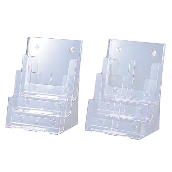 【クリックで詳細表示】セキセイ カタログスタンド A4 タテ3段 CSD-2773： 文房具・オフィス用品