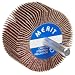 Merit Super Finish Mandrel Mounted Mini Grind-O-Flex Abrasive Flap Wheel, Round Shank, Ceramic Aluminum Oxide