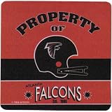 Atlanta Falcons Team Reflections "Property of Atlanta Falcons" Four Piece Foam Coaster Set