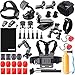 Zookki Sports Accessories Kit for GoPro 6 HERO5 Black 4 Silver Hero 3 Outdoor Action Camera Accessories for SJ4000/SJ5000/SJ5000X/SJ6 LEGEND/SJCAM M20 4K/M10 WiFi/Xiaomi Yi 4K/WiMiUS