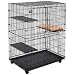 Midwest Homes for Pets 36 inches long by 23.5 inches wide by 50.5 inches high Cat Playpen