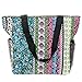 Silverhooks Womens Boho Patchwork Beach Tote Bag