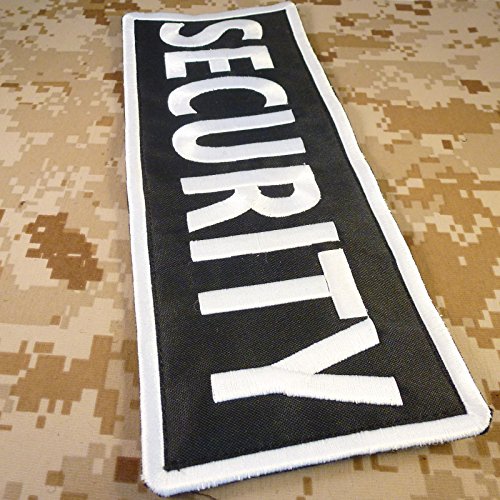 SECURITY Big XL 10x4 inch Bulletproof Vest Tactical Embroidery Velcro