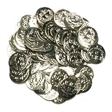 Professional Silver Metal Belly Dance Coins (19mm Diameter) - Costume Coins
