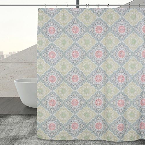 Studio 1012 Shower Curtain - 70"x 72" Mildew Resistant, Water Repellant Bath Curtain in Colorful Prints