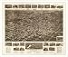Historic Hammonton. New Jersey, c. 1926 (L) Panoramic Map Poster Print Reprint Giclee