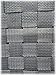 Grey/Silver Woven Nylon Rectangular Kleenex Tissue Dispenser Box Cover Holder