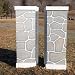 Stone Column Standards Wood Horse Jumps 2 Heights
