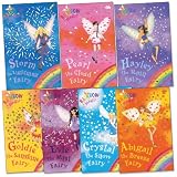 Rainbow Magic Weather Fairies Pack, 7 books, RRP £27.96 (Abigail the Breeze Fairy, Crystal the Snow Fairy, Evie the Mist Fairy, Goldie the Sunshine Fairy, Hayley the Rain Fairy, Pearl the Cloud Fairy, Storm the Lightening Fairy). (Rainbow Magic)