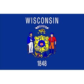 3 x 5 NYLON WISCONSIN FLAG