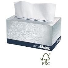 Kimberly-Clark Kleenex 01701 1-Ply Hand Towel, 10-1/2" Length x 9" Width, White (18 Cartons of 120)