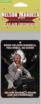 Blue Q Nelson Mandela Air Freshener