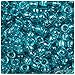 BEADTIN Teal Green Transparent 9mm Barrel Pony Beads (500pc)