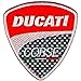 Ducati patches 7.5x8.5 cm Iron on Patch / Embroidered Patch This Appliques Are Great for T-shirt, Hat, Jean ,Jacket, Backpacks.
