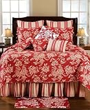 C & F Enterprises Birkdale Red Quilt Set