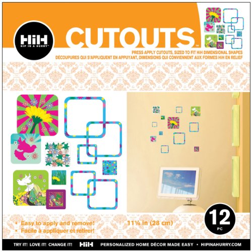 Hip In a Hurry 3D Decor Cut Outs 11 1/4 Inch -Peace #2