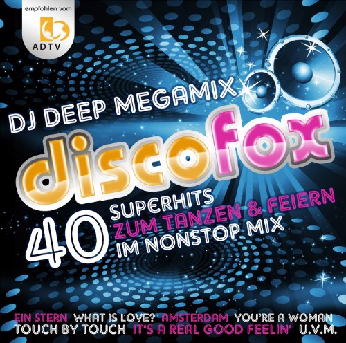 Produkt-Bild: DJ Deep MEGAMIX DISCOFOX - 40 Superhits im Nonstopmix (enth&auml;lt 3 Fox Neuaufnahmen)