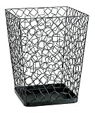Floating Square Metal Wastebasket