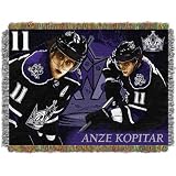 Anze Kopitar - Los Angeles Kings NHL Woven Tapestry Throw (48x60")"