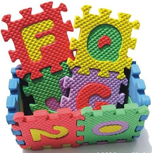 36Pcs Alphabet Number EVA Puzzle Foam Mats Baby Child Kids Educational Toy Gift