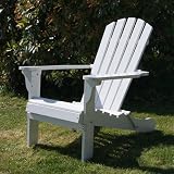 Adirondack Folding Chair in Painted White Kitchen & Housewares