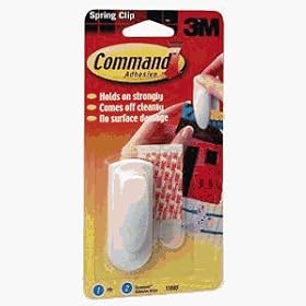 3M Mounting Products With Command(TM) Adhesive, Spring Clip by 3M