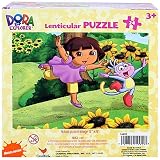 Dora the Explorer Lenticular Puzzle [24 PCS - Dora and Boots - Flowers]