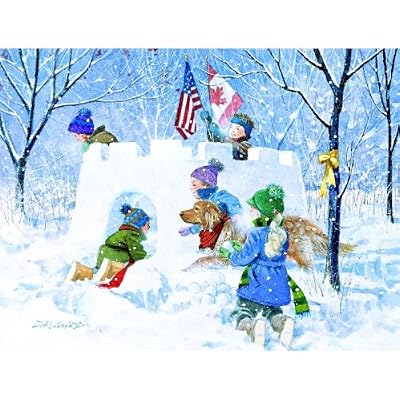 Snow Castle 500pc Jigsaw Puzzle by Doug Laird