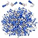Glarks 100pcs 16-14 Gauge Semi Insulated Piggy Back Spade Electrical Insulated Quick Splice Crimp Terminals Connectors