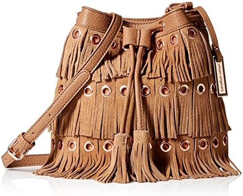 Urban Originals Women's Daydream Cross-Body Bucket Bag, Tan