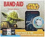 Johnson & Johnson【バンドエイド 絆創膏 / ディズニー スターウォーズ X-ウイング・スターファイター ツインパック コレクターズ缶付き】【並行輸入品】