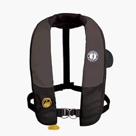 Click here to buy Mustang Deluxe Inflatable PFD with HIT (Auto-Hydrostatic) with Sailing Harness.