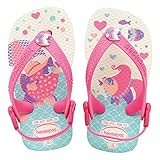 [ハワイアナス] ビーチサンダル ベビー・ペッツ havaianas BABY PETS 全2色 ブラジル製 国内正規品 (23/24（15.0cm）, 0142 ホワイト/ローズ)