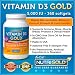 Vitamin D3 GOLD - 5000 IU (360 Softgels) Naturally Sourced Preservative-free Vitamin D