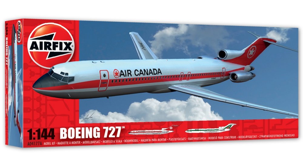 Amazon.com: Heller Boeing 727 Airliner Airplane Model Building Kit ...