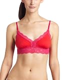 Cosabella Women's Ever 2 Tone Soft Bra, Red, Medium