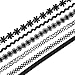 Mudder Choker Necklaces Black Velvet Choker Black Lace Gothic Tattoo Choker, 6 Pieces