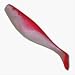 10 Shads Gummifische 10cm pearl rot