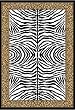 Home Dynamix Zone 75-502 Polypropylene 5-Feet 2-Inch by 7-Feet 4-Inch Area Rug, Black