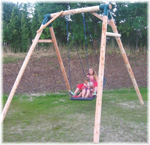 Imagen 2 de LoggyLand 9185 - juego de columpios con un swing familia