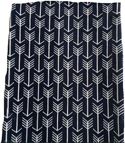 Changing Pad Cover in Bold Navy Arrow