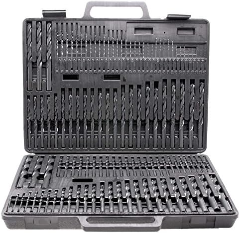 1/16-1/2 by 64th,A-Z,1-60 High Speed Steel Economy 3 in 1 Combo Jobber Length Drill Set, 115 bits