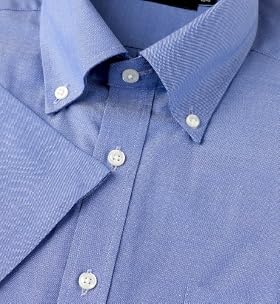 Quick Iron Pure Cotton Oxford Pinpoint Shirt By Marks and Spencer