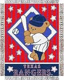 Texas Rangers Jacquard BABY Throw Blanket