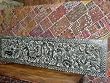 Indian Carving Hindu Antique Hand Carved Art Wall Panel Headboard 72x18