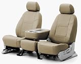 Coverking Custom Seat Covers Genuine Leather Beige Best fitted for 1989 to 1993 Corvette